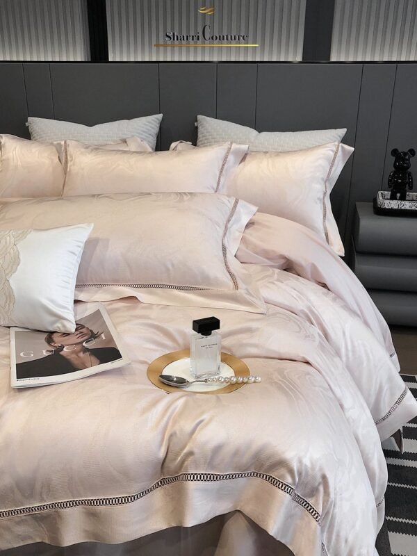 S. C. - 1059 - Cream Metallic Color - 100% Jacquard Cotton - Image 11