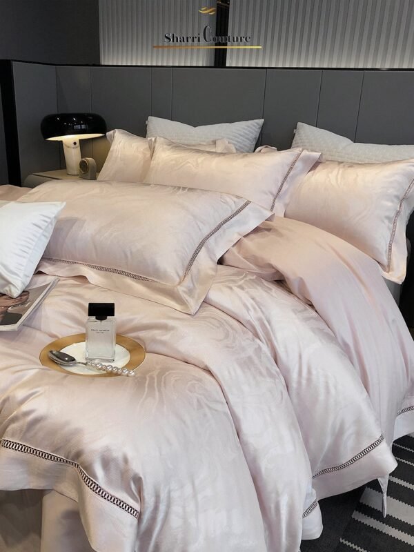 S. C. - 1059 - Cream Metallic Color - 100% Jacquard Cotton - Image 2