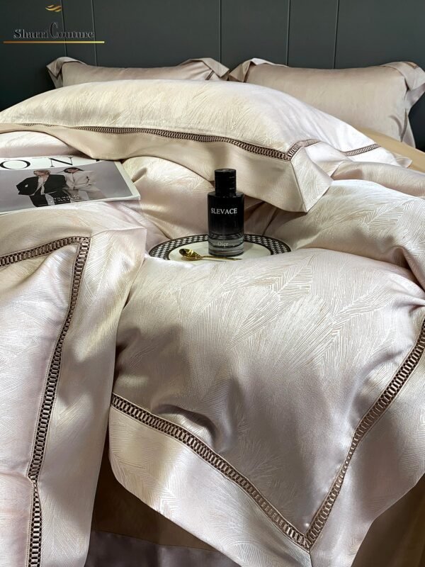 S. C. - 1060 - Cream Metallic Color - 100% Jacquard Cotton - Image 7