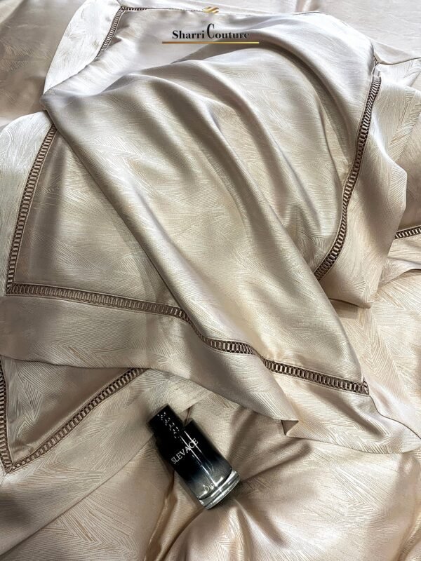 S. C. - 1060 - Cream Metallic Color - 100% Jacquard Cotton - Image 9