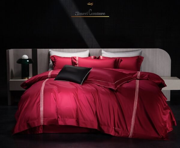 S. C. - 1061 - 100% Island Cotton - Wine Red Color