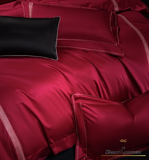 S. C. - 1061 - 100% Island Cotton - Wine Red Color - Image 2