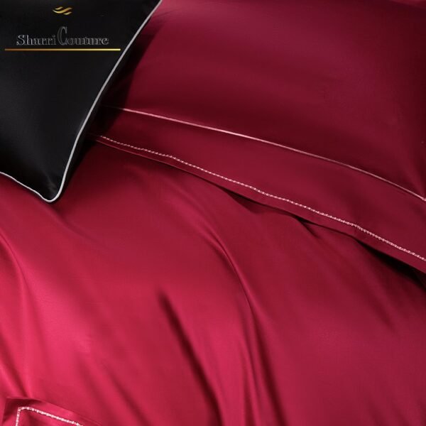 S. C. - 1061 - 100% Island Cotton - Wine Red Color - Image 3