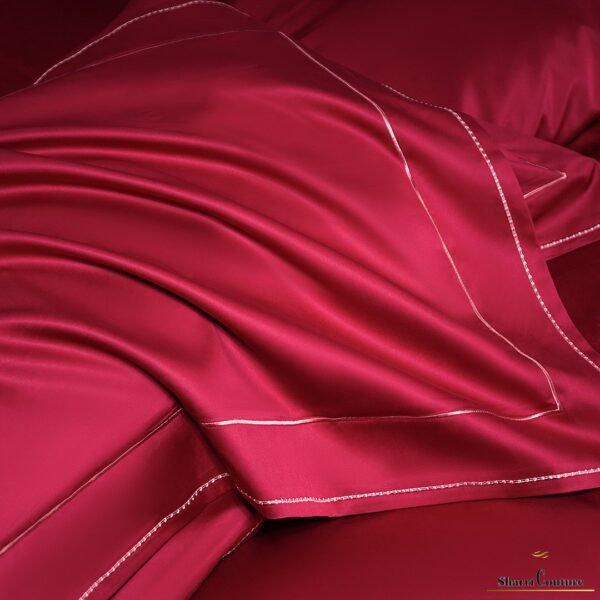 S. C. - 1061 - 100% Island Cotton - Wine Red Color - Image 8