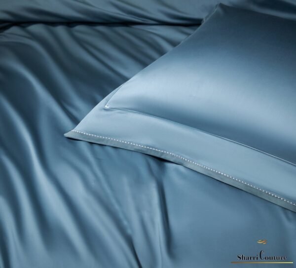 S. C. - 1061 - 100% Island Cotton - Turquoise  Color - Image 2