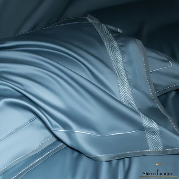 S. C. - 1061 - 100% Island Cotton - Turquoise  Color - Image 4