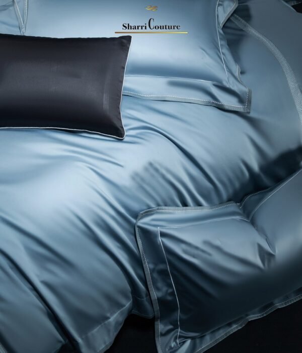 S. C. - 1061 - 100% Island Cotton - Turquoise  Color - Image 8
