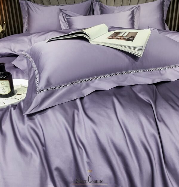 S. C. - 1062 - 100% Island Cotton - 120s.  - Light Purple Color - Image 11
