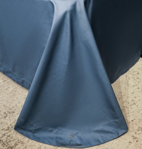 S. C. - 1062 - 100% Island Cotton -  120s.  - Petrol Blue Color - Image 11