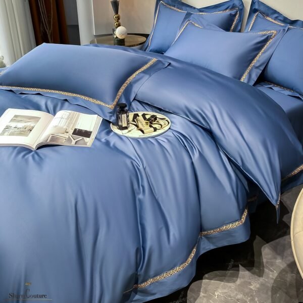 S. C. - 1063 - 100% Island Cotton - 120s. - Blue  Color - Image 3