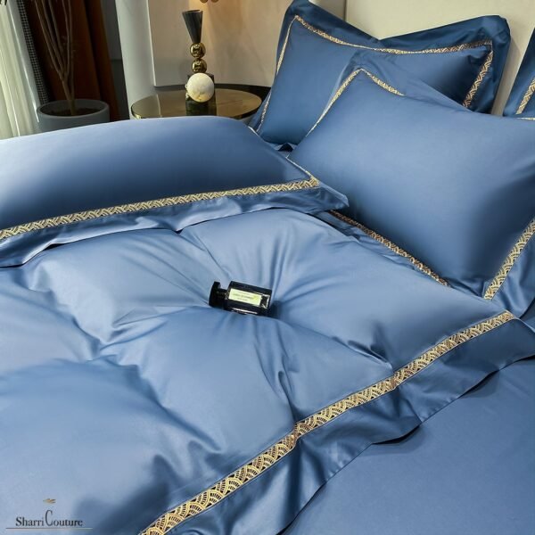 S. C. - 1063 - 100% Island Cotton - 120s. - Blue  Color - Image 4