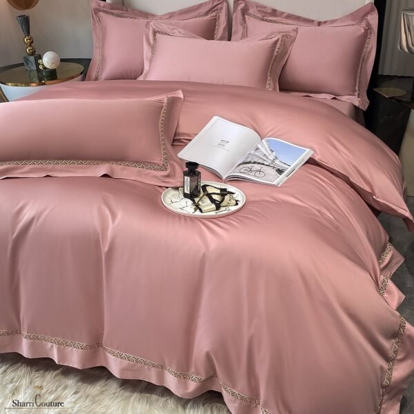 S. C. - 1063 - 100% Island Cotton - 120s. - Pink Color - Image 2
