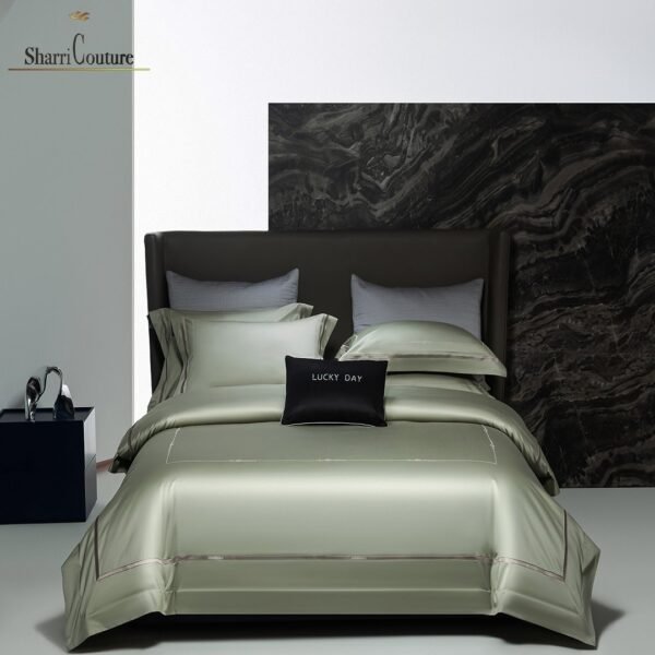 S. C. - 1064 - 100% Island Cotton - 120s. - Metallic Light Green Color