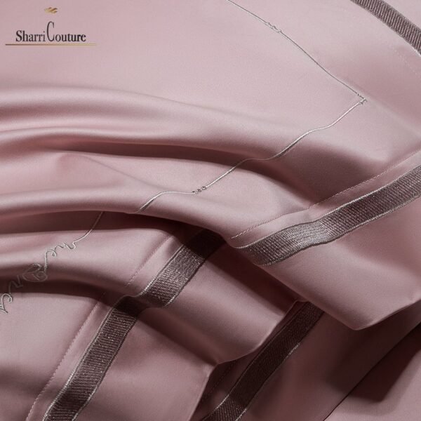 S. C. - 1064 - 100% Island Cotton - 120s. - Metallic Old Pink Color - Image 8