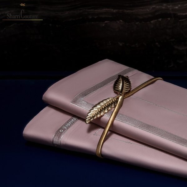 S. C. - 1064 - 100% Island Cotton - 120s. - Metallic Old Pink Color - Image 9