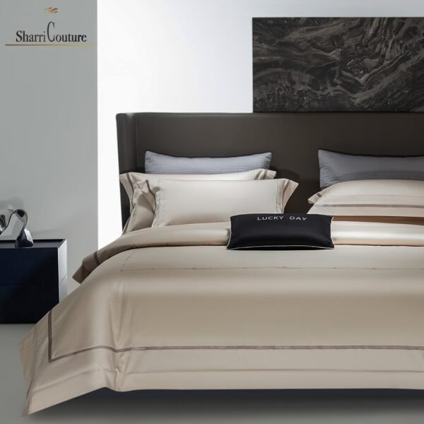 S. C. - 1064 - 100% Island Cotton - 120s. - Metallic Pearl Cream - Image 2