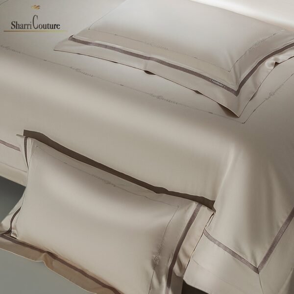 S. C. - 1064 - 100% Island Cotton - 120s. - Metallic Pearl Cream - Image 4