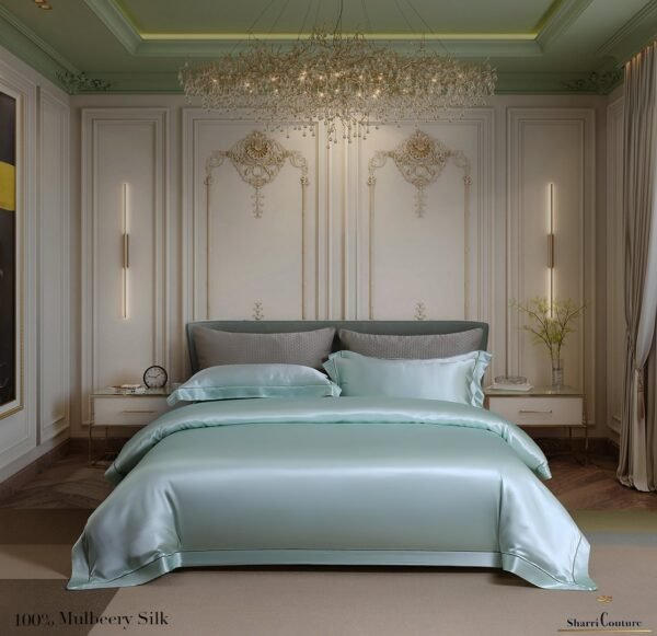S. C. - 2001 - 100% Mulberry Silk - Light Green