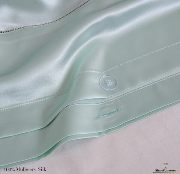 S. C. - 2001 - 100% Mulberry Silk - Light Green - Image 7