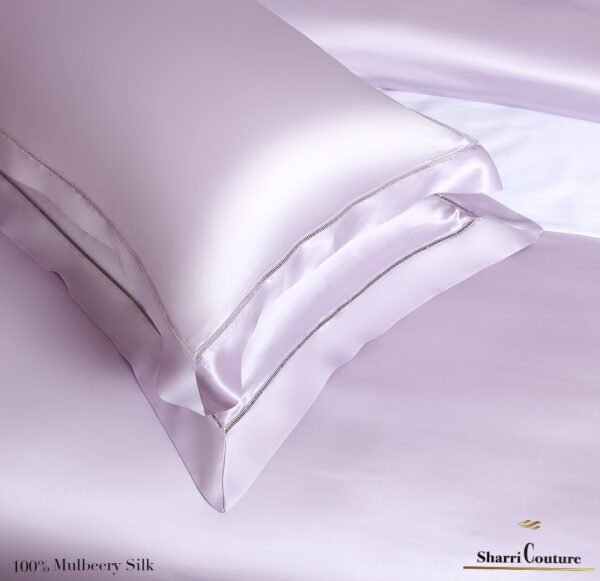 S. C. - 2001 - 100% Mulberry Silk - White Color - Image 3