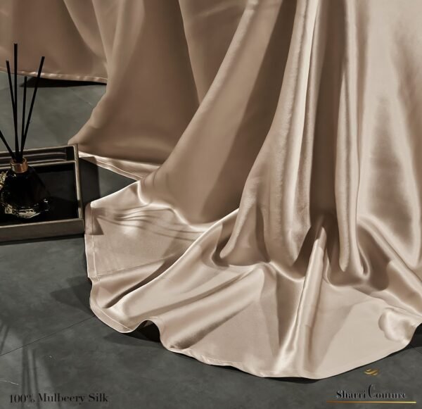 S. C. - 2001 - 100% Mulberry Silk - Champagne Color - Image 10