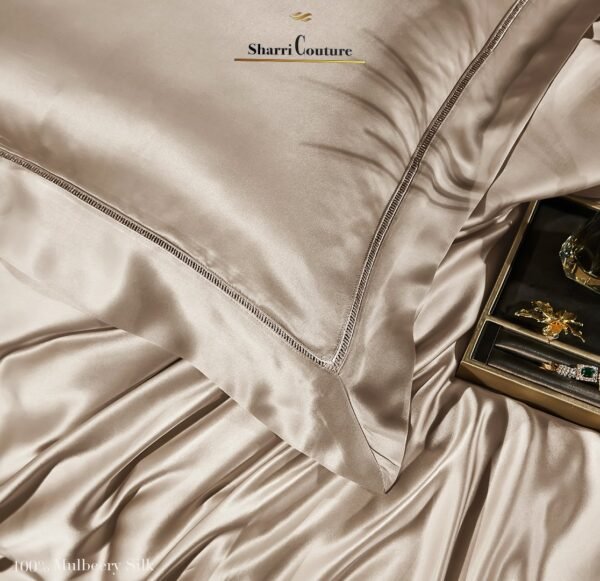 S. C. - 2001 - 100% Mulberry Silk - Champagne Color - Image 5