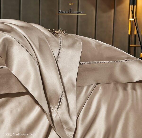 S. C. - 2001 - 100% Mulberry Silk - Champagne Color - Image 7