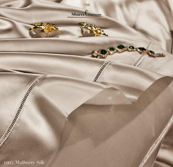 S. C. - 2001 - 100% Mulberry Silk - Champagne Color - Image 8