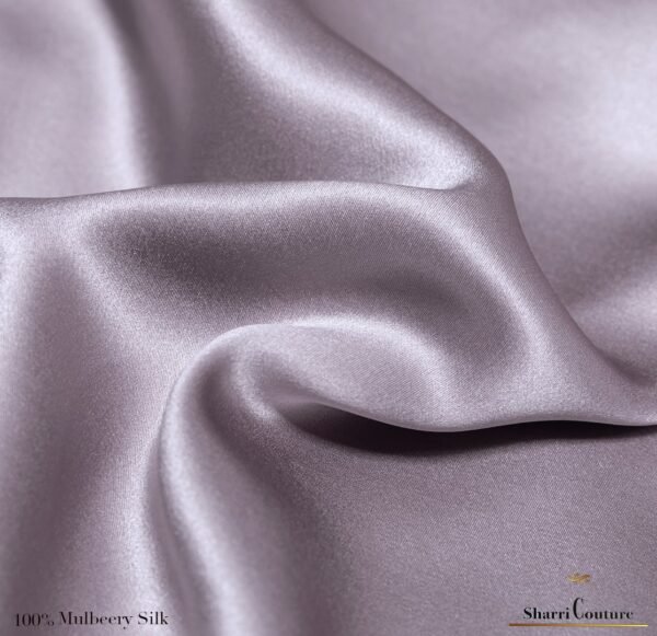 S. C. - 2001 - 100% Mulberry Silk - Light Purple Color - Image 10
