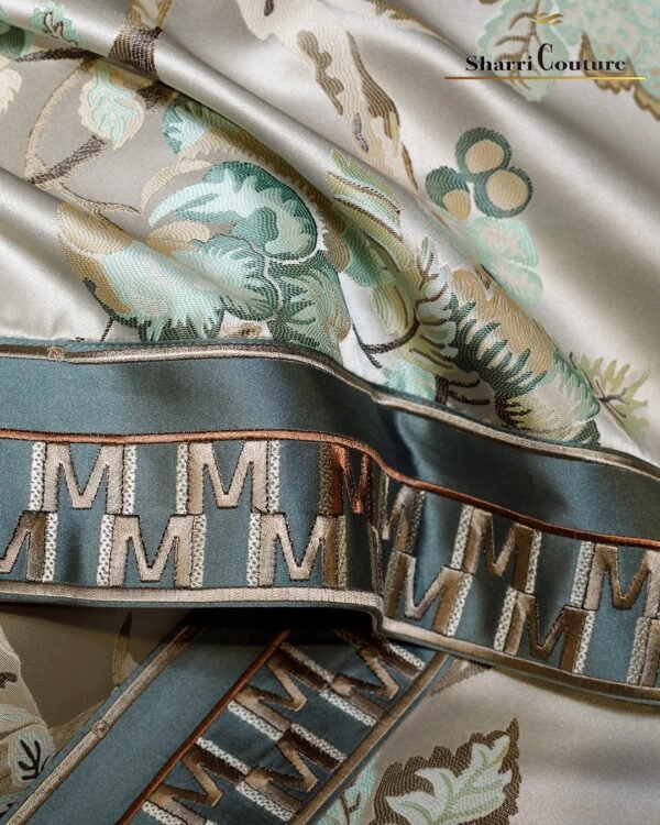 S.C. 1002 - Grey Color - Cotton/Silk - Image 5