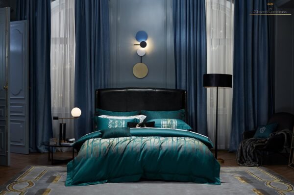 S.C - 1003 - Green Color - 100% Jacquard Cotton - Image 3