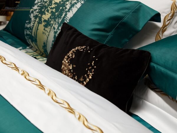 S.C - 1003 - Green Color - 100% Jacquard Cotton - Image 8