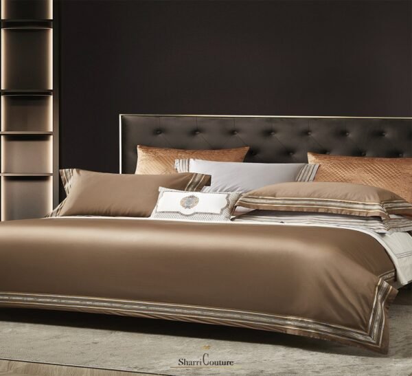 S.C 1001 Dark Brown - 100% Pima Cotton - Image 2