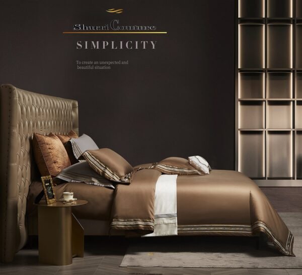 S.C 1001 Dark Brown - 100% Pima Cotton - Image 3