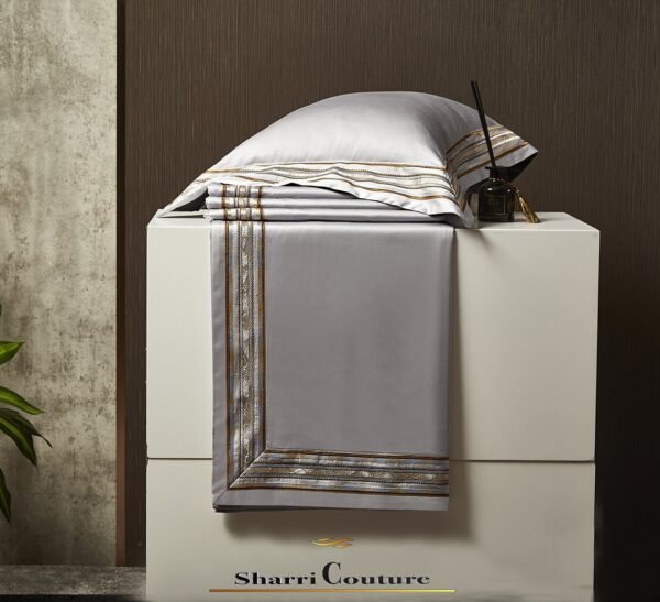 S.C 1001 Silver Grey - 100% Pima Cotton - Image 5
