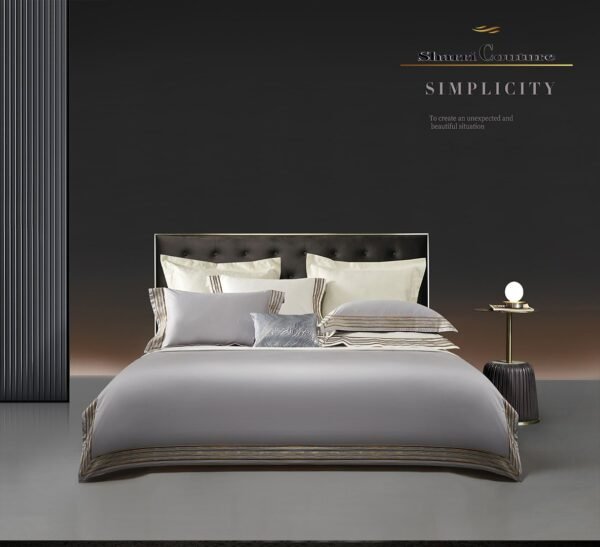 S.C 1001 Silver Grey - 100% Pima Cotton - Image 6