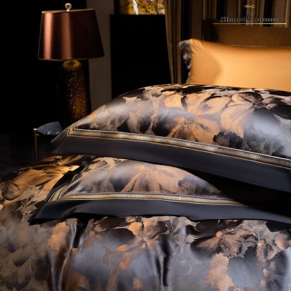 S.C. - 1005 - 100% Jacquard Cotton - Bronze & Black Color - Image 11