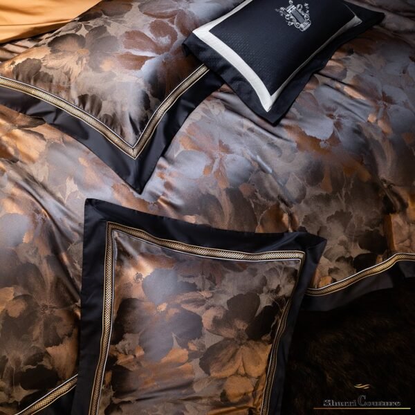 S.C. - 1005 - 100% Jacquard Cotton - Bronze & Black Color - Image 5