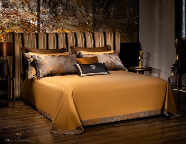 S.C. - 1005 - 100% Jacquard Cotton - Bronze & Black Color - Image 9