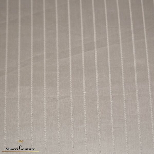 S.C. - 1026 Golden Beige / With Dark Grey Color - Combination of Cotton and Silk - Image 9