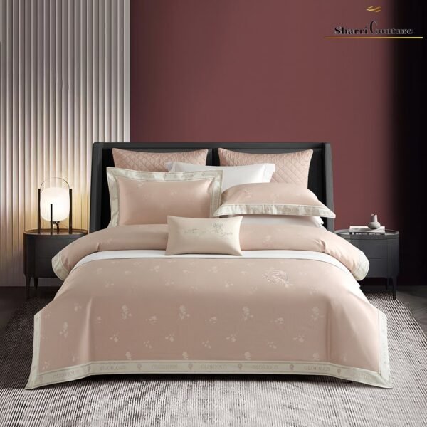 S.C. 1027 - Pink Color - Combination of Cotton and Silk