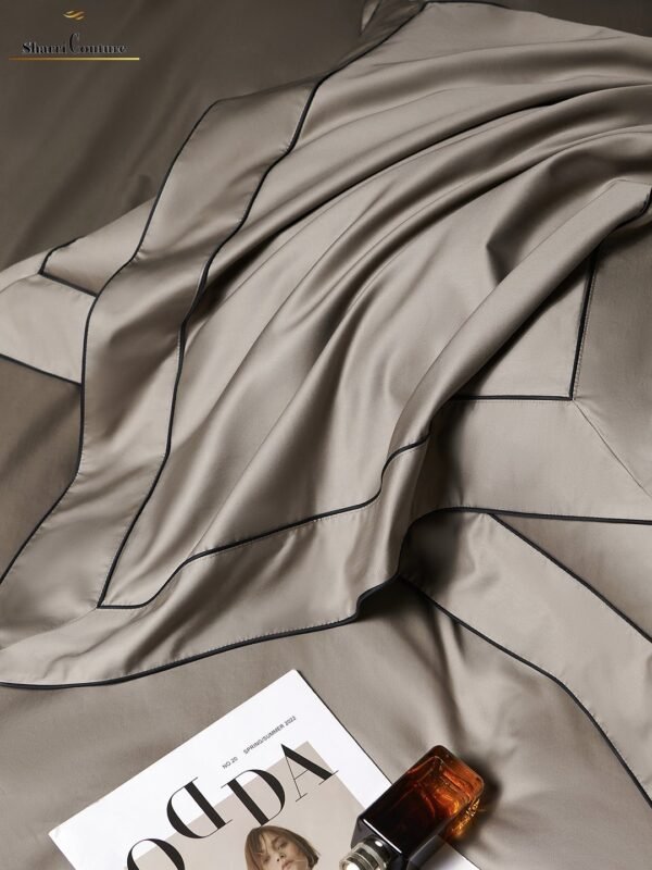 S.C. 1045 One Line Embroidery Bronze Color with Black Frame -  100% Supima Cotton - Image 3