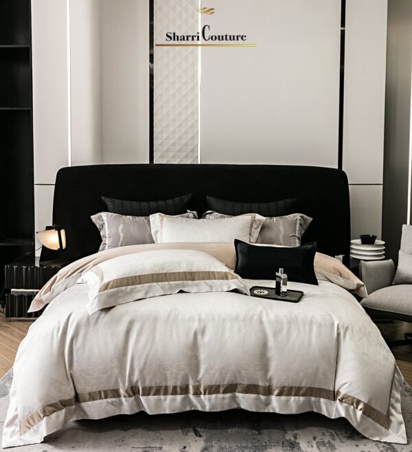 S.C. - 1051 White Color - 100% Jacquard Cotton
