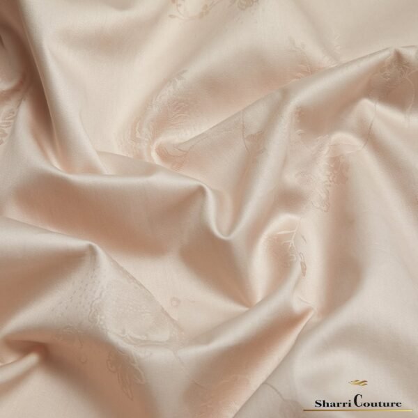 S. C. 1011 - Peach Color - 100% Jacquard Cotton - Image 7
