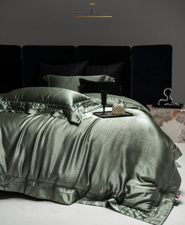 S. C. - 1018 - Dark Grey Color - Combination of Cotton and Silk - Image 7