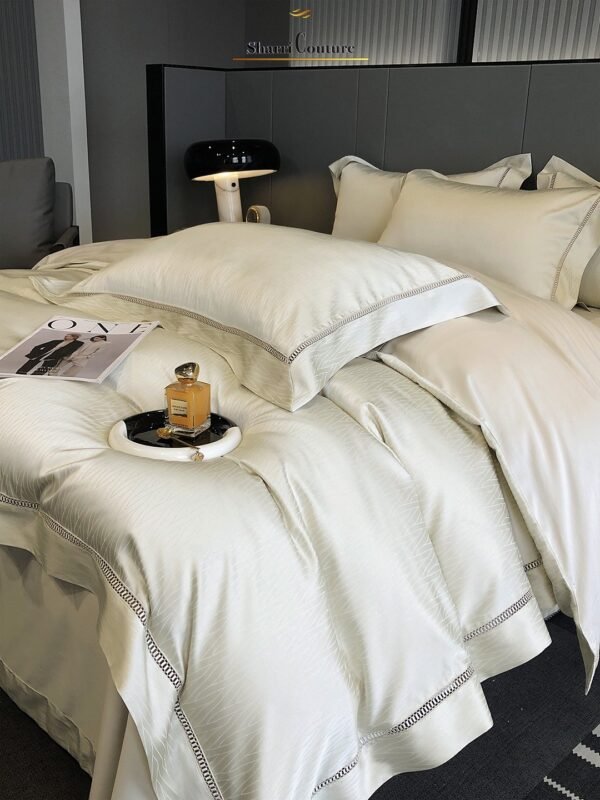 S. C. - 1015 - Golden Champagne Color - Combination of Cotton and Silk - Image 7
