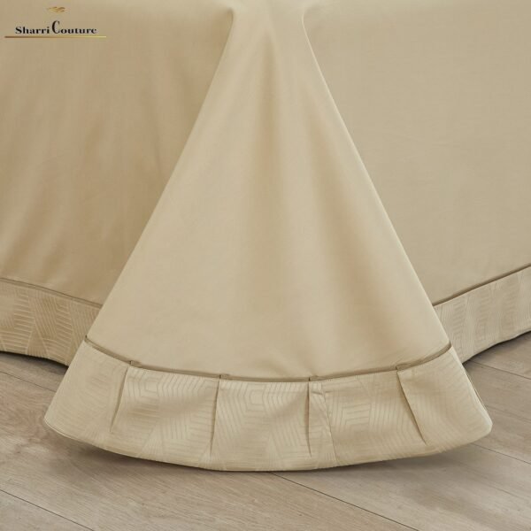 S.C. - 1010 Gold Color - 100% Jacquard Cotton - Image 8