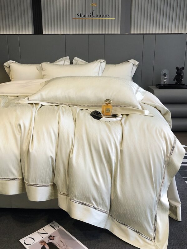 S. C. - 1015 - Golden Champagne Color - Combination of Cotton and Silk - Image 10