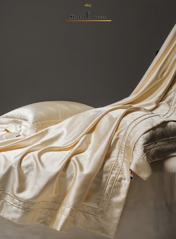 S. C. - 1018 - Golden Champagne Color - Combination of Cotton and Silk - Image 4