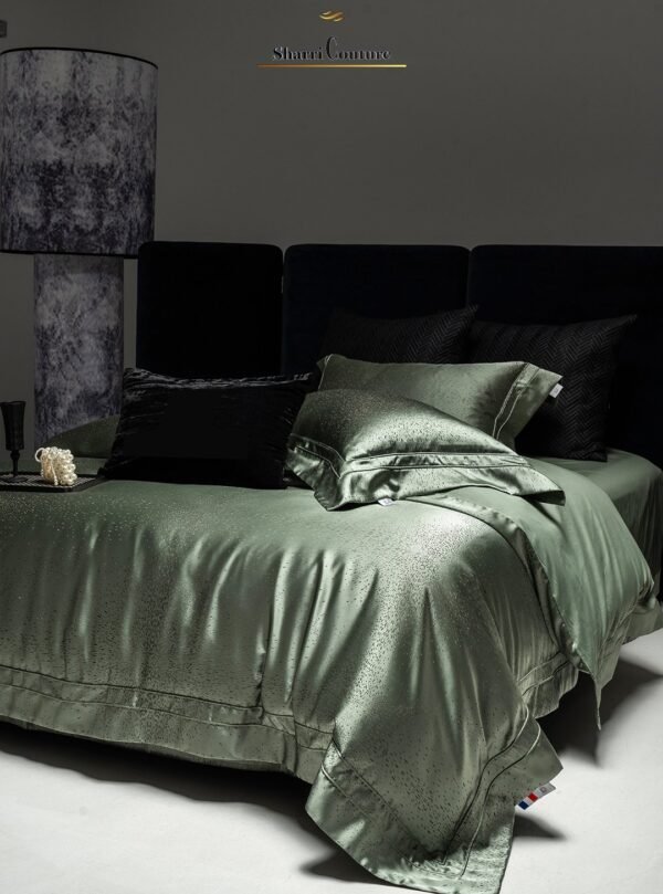 S. C. - 1018 - Dark Grey Color - Combination of Cotton and Silk - Image 10